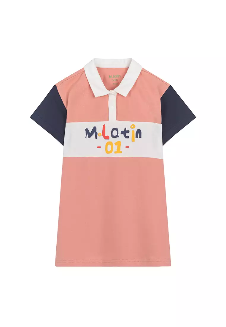 Graphic Printed Polo Dress