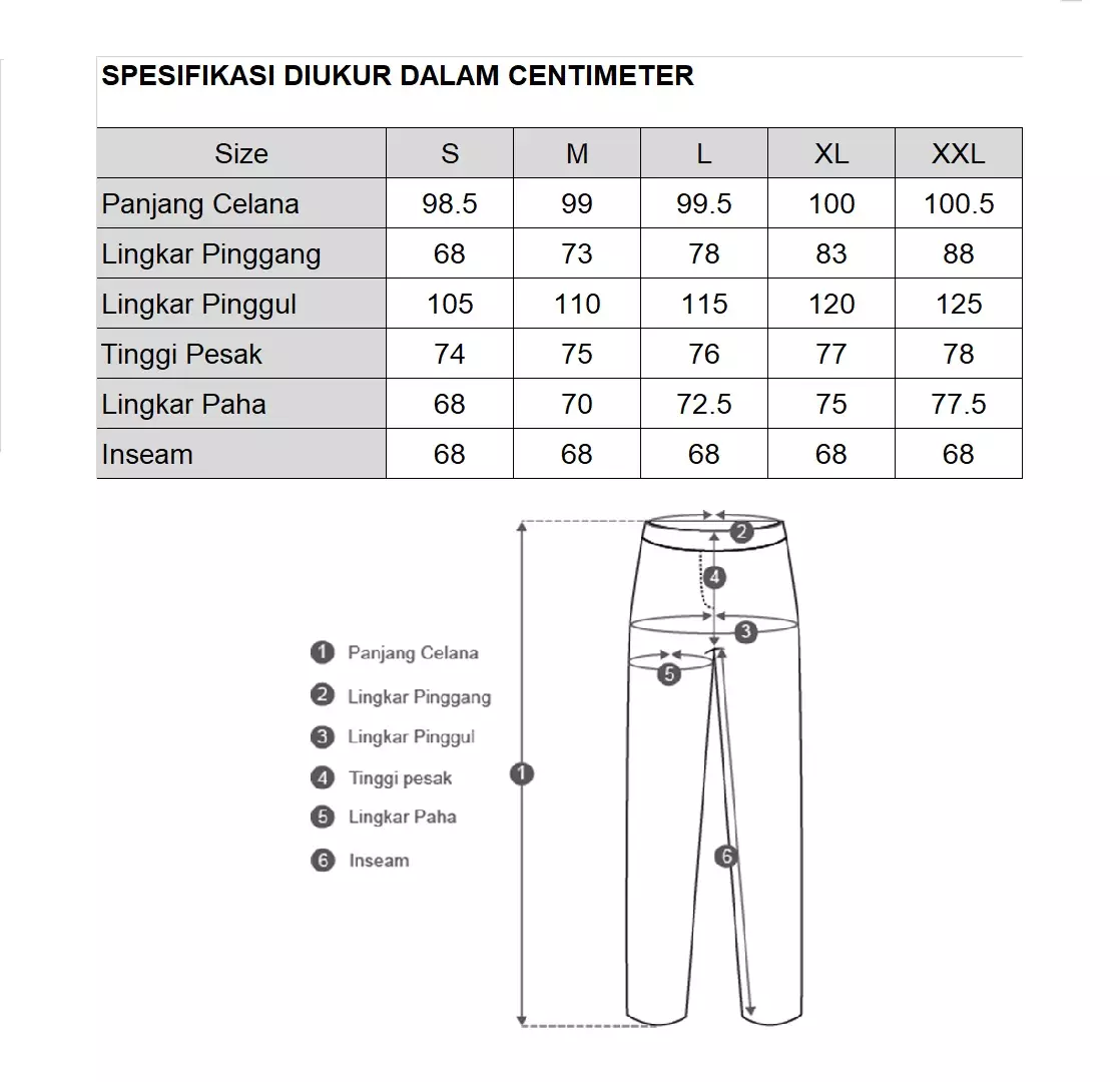 MINIMAL - Jocelyn - Celana Panjang Motif Bunga - Blue Colour Blue