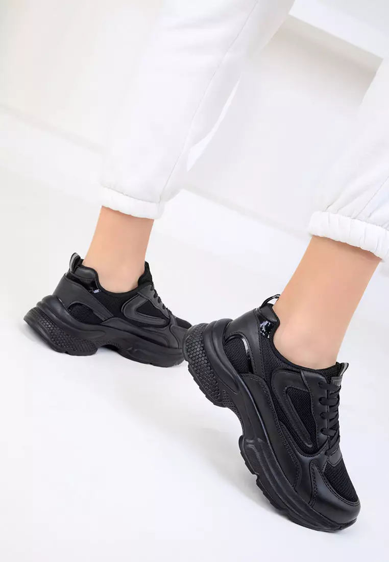 Paneled Sneakers