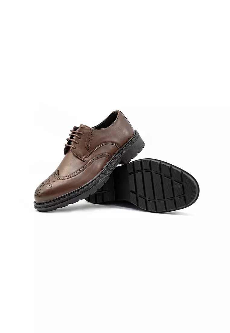 Men's Formal with Lace MY 26347 Dark Brown C77