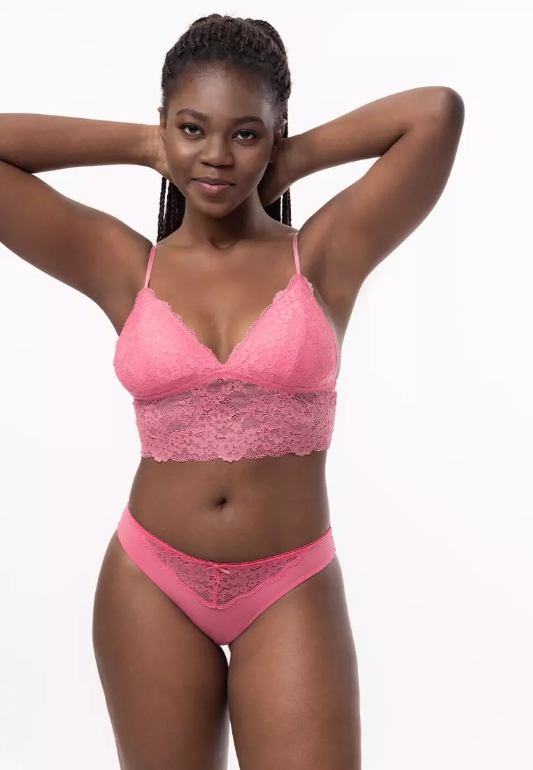 Buy DORINA MILO Lace Longlined Bralette Wireless Soft Bra