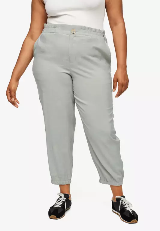 Plus Size Pocket Jogger Trousers