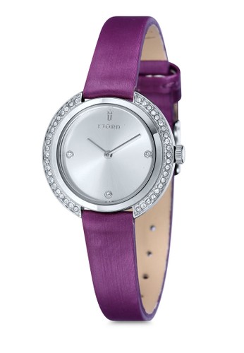 AGNIS水鑽皮革圓錶, esprit 品牌錶類, 飾品配件