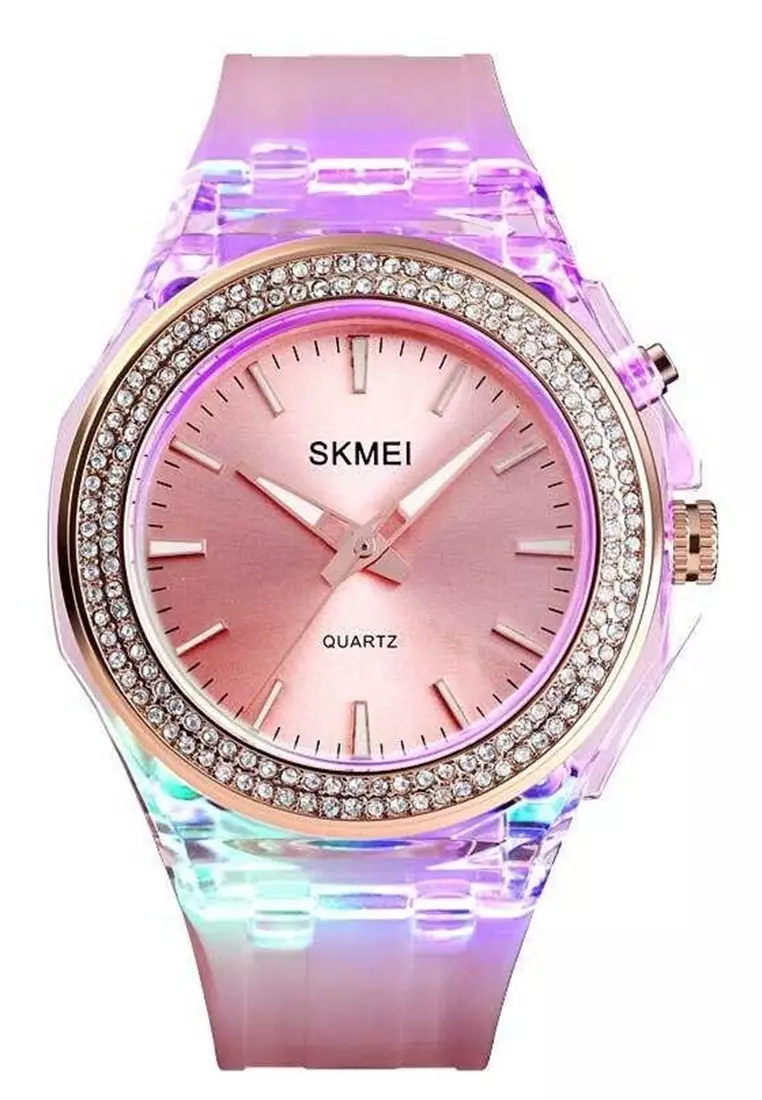 Jam Tangan Analog Casual Wanita Strap Tali Material PU 25QW ORIGINAL