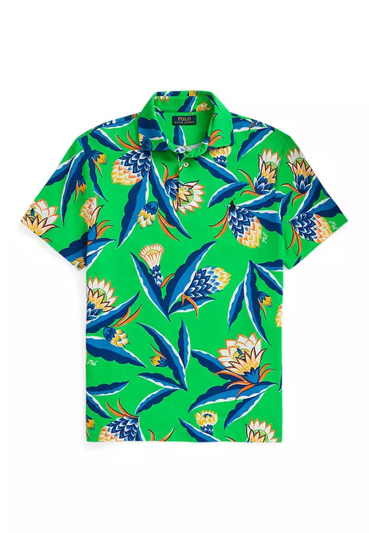 Custom Slim Fit Spa Terry Polo Shirt