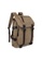AOKING brown Canvas Travel backpack 37B95AC4DB385FGS_2