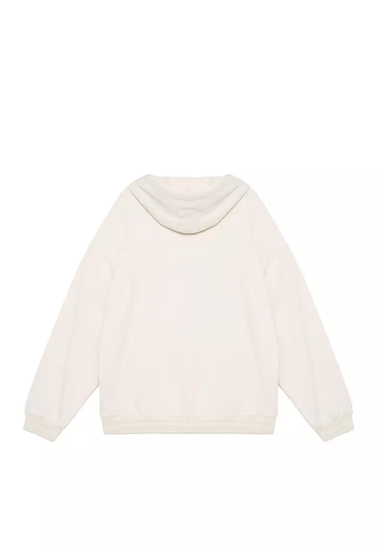 MEN'S PALLADIUM LOGO LOOSE FIT COTTON HOODIE