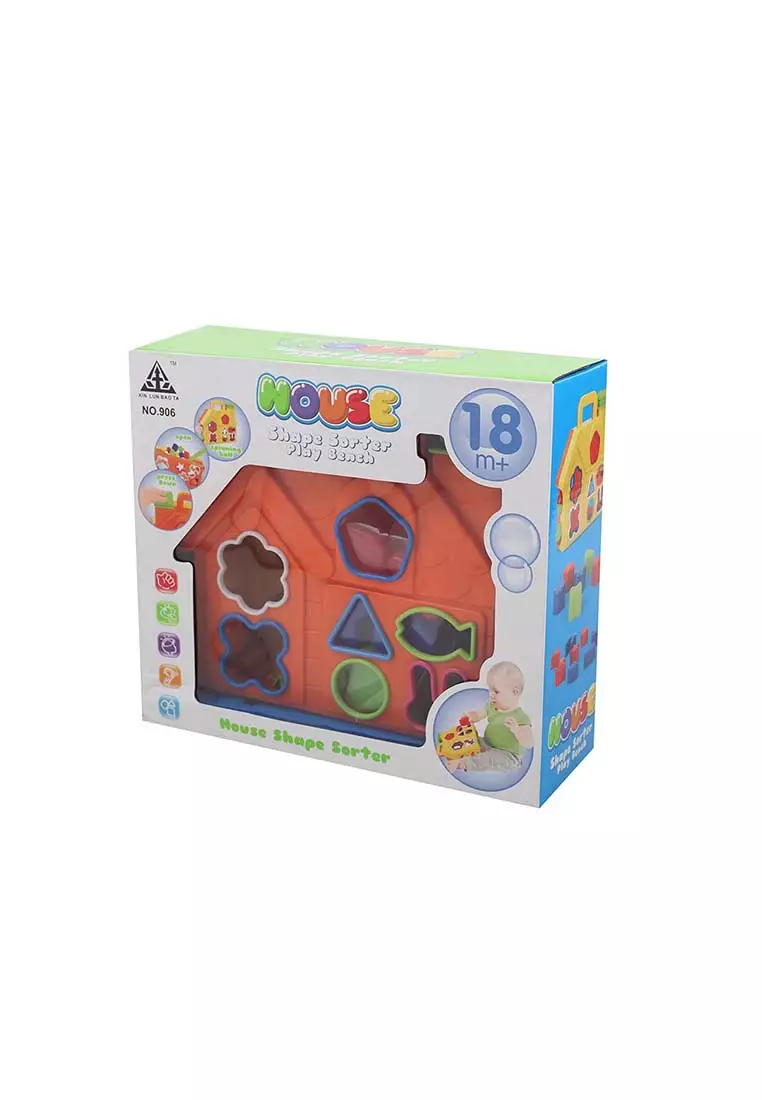 M-Plastic Learning Shape Sorter Play Bench