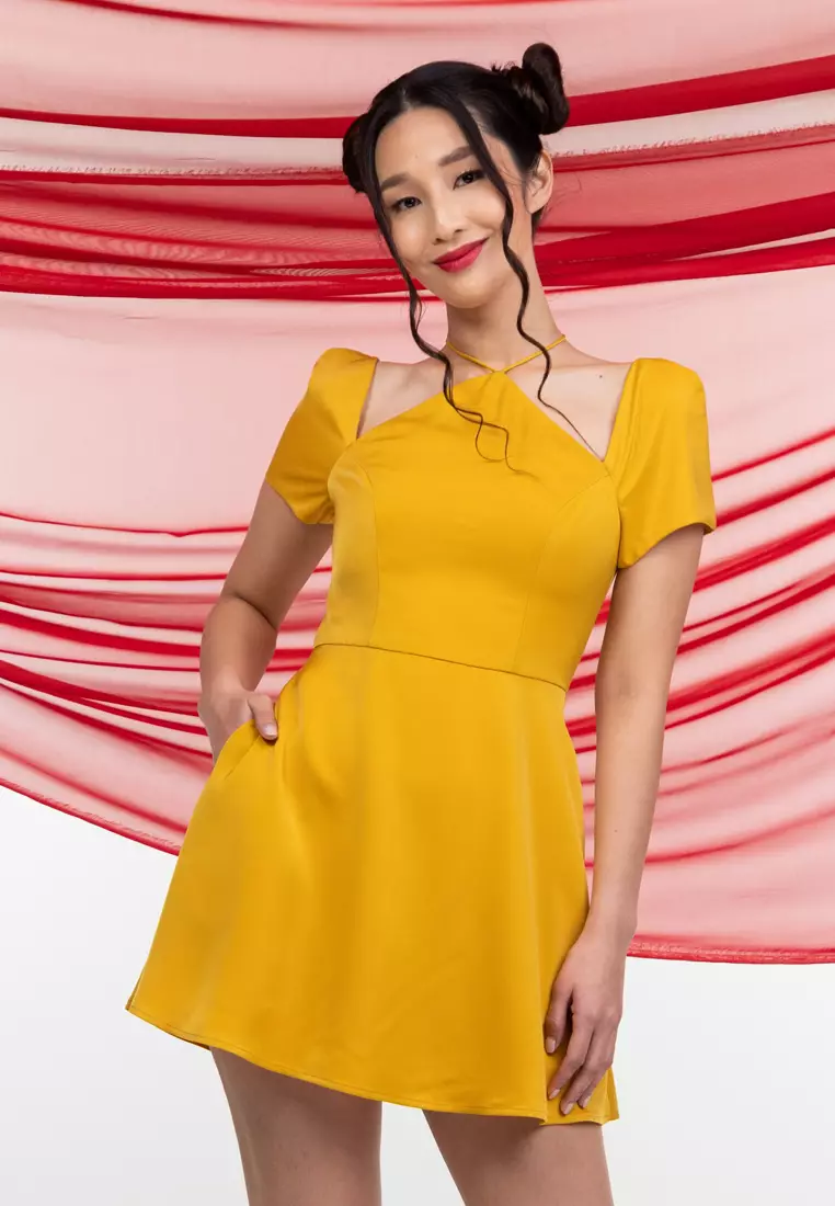 Zalora yellow dress new arrivals