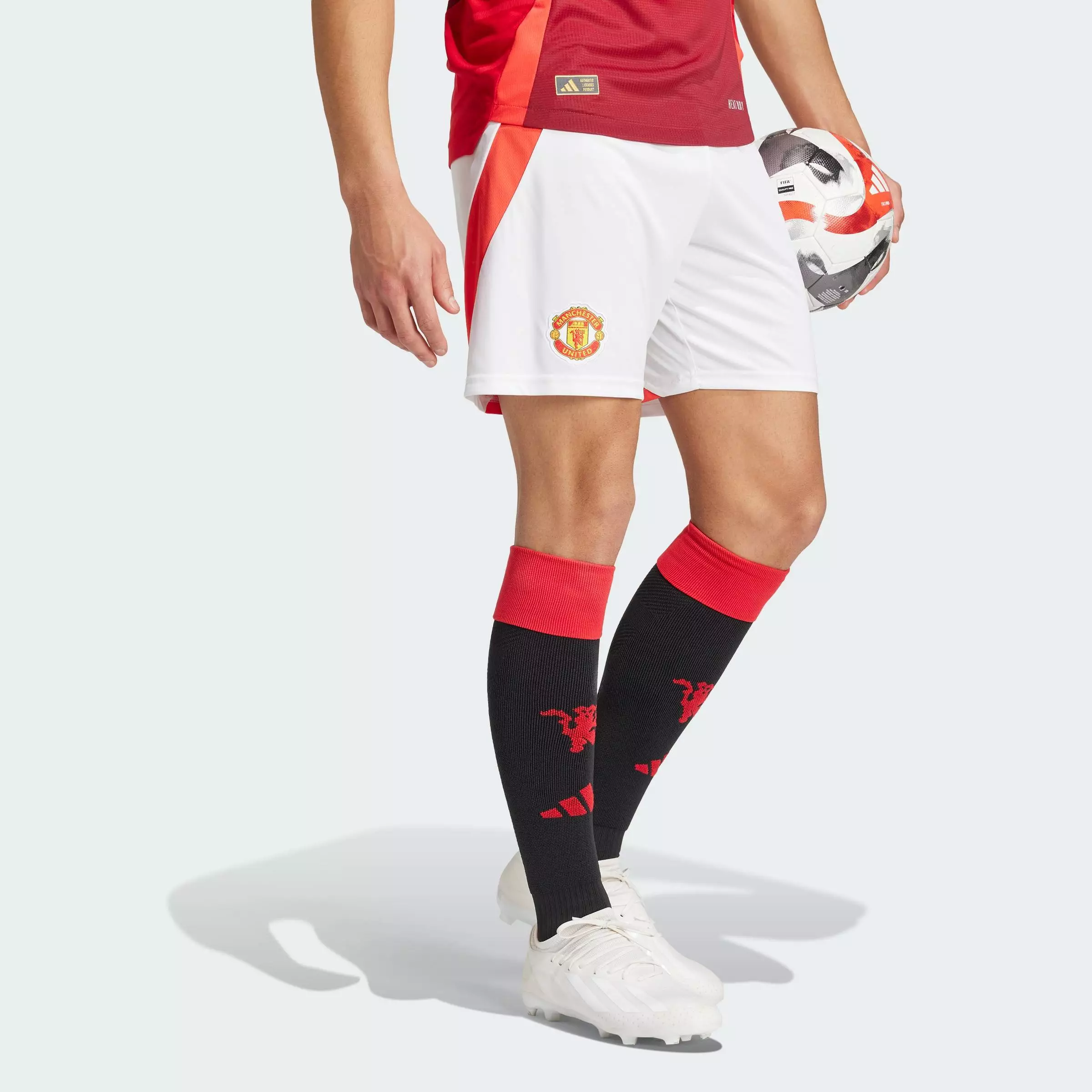 Football Manchester United 24/25 Home Shorts Men White IU1388