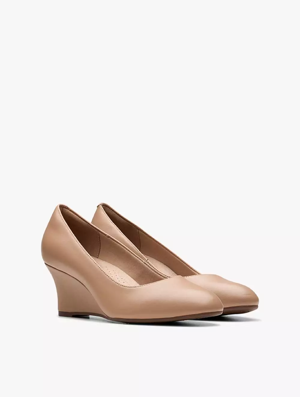 Clarks Olivette Pearl Beige Leather