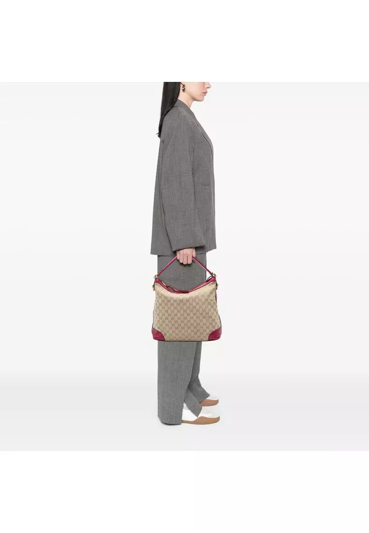 Pre-Loved Gucci Small Gg Canvas Miss Gg Hobo