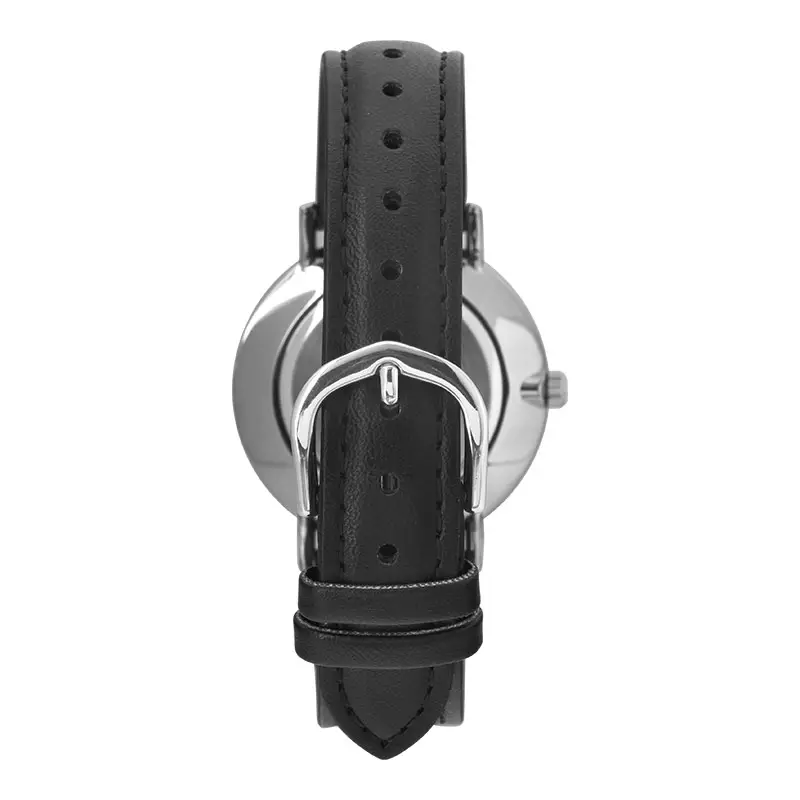 Jam Tangan Wanita Casio General LTP-VT04L-7A2DF LTPVT04 LTP-VT04L Ladies White Dial Black Leather Band