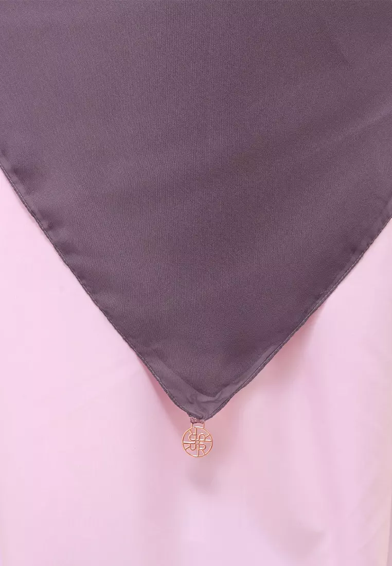 Ria Miranda Dark Plum Rarina Scarf