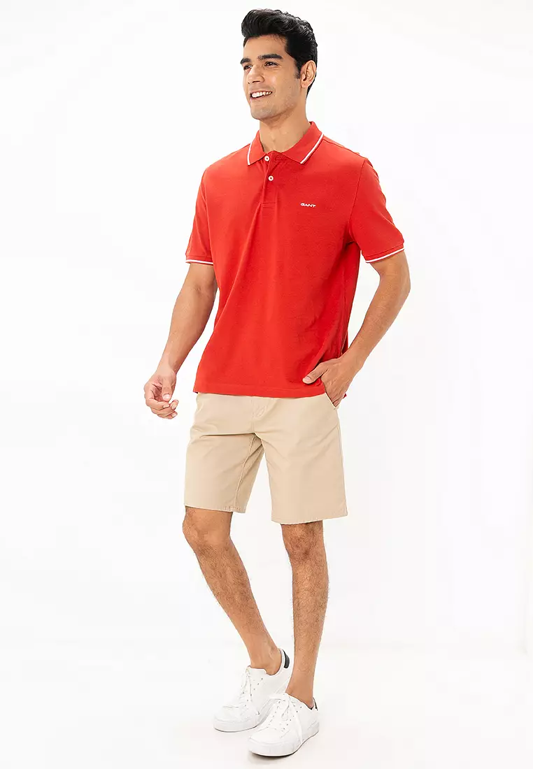 Tipped Piqué Polo Shirt