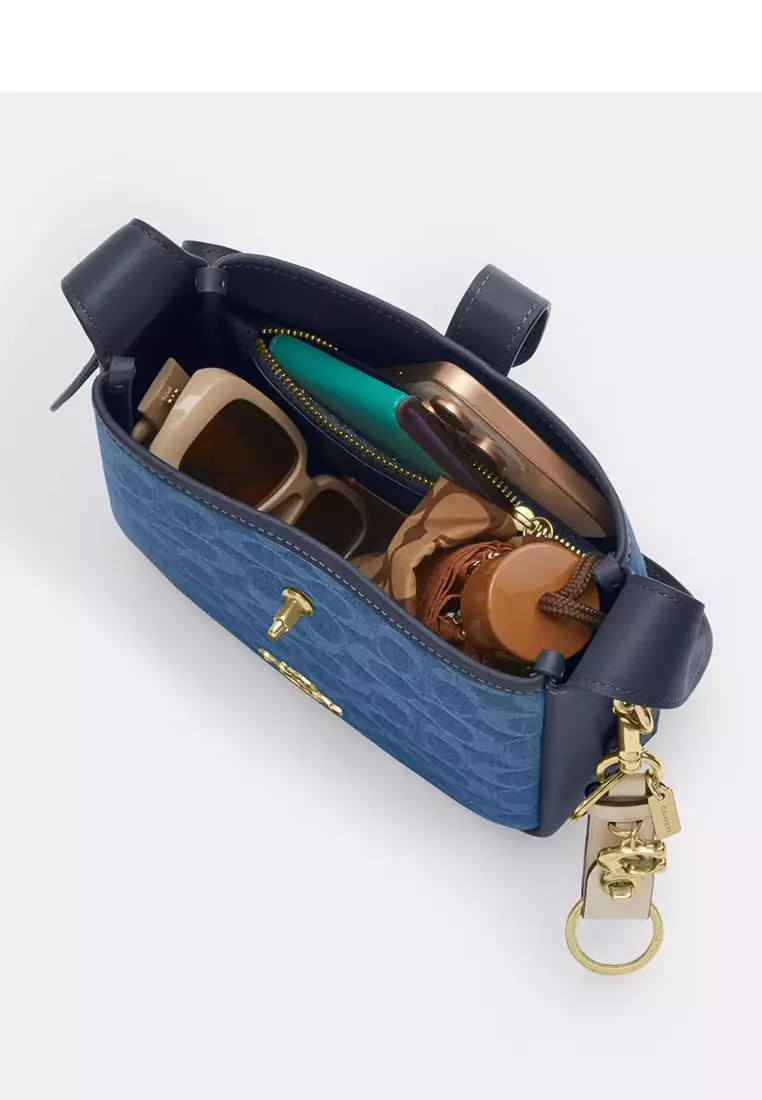 Hadley Mini Crossbody Bag In Signature Denim