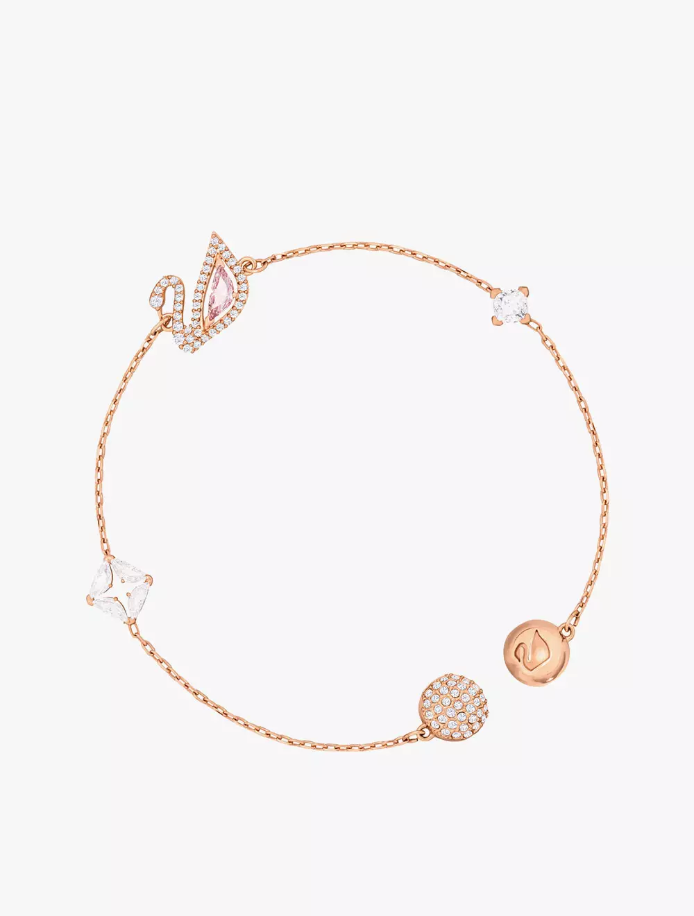 Dazzling Swan Bracelet - Gold