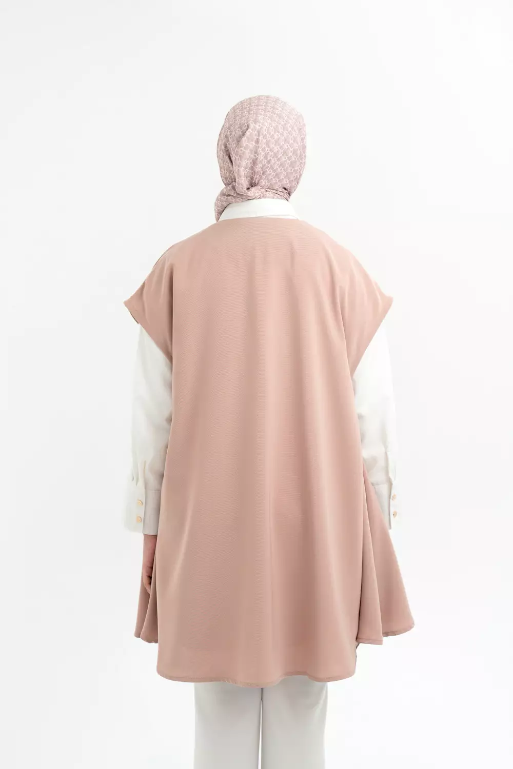 Klamby - Shara Outer Vest Dusty Rose