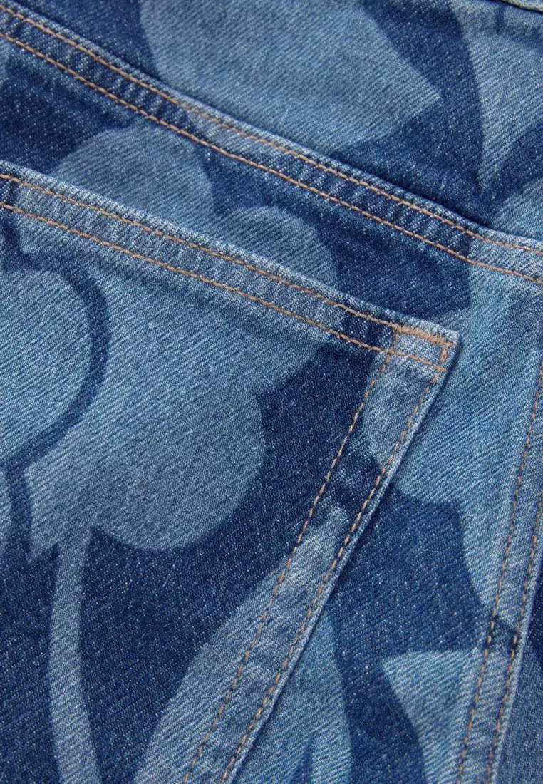 Mom Comfort Stretch Denim Shorts