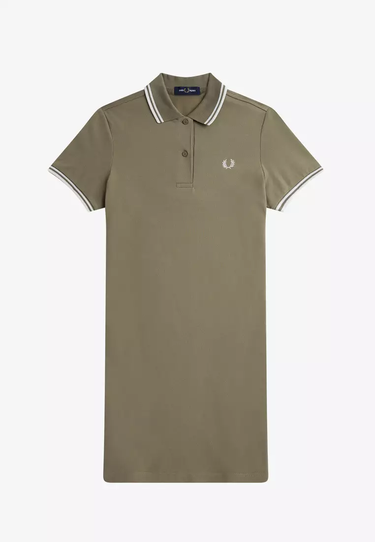 Fred Perry D3600 Twin Tipped Fred Perry Dress (Light Oyster)
