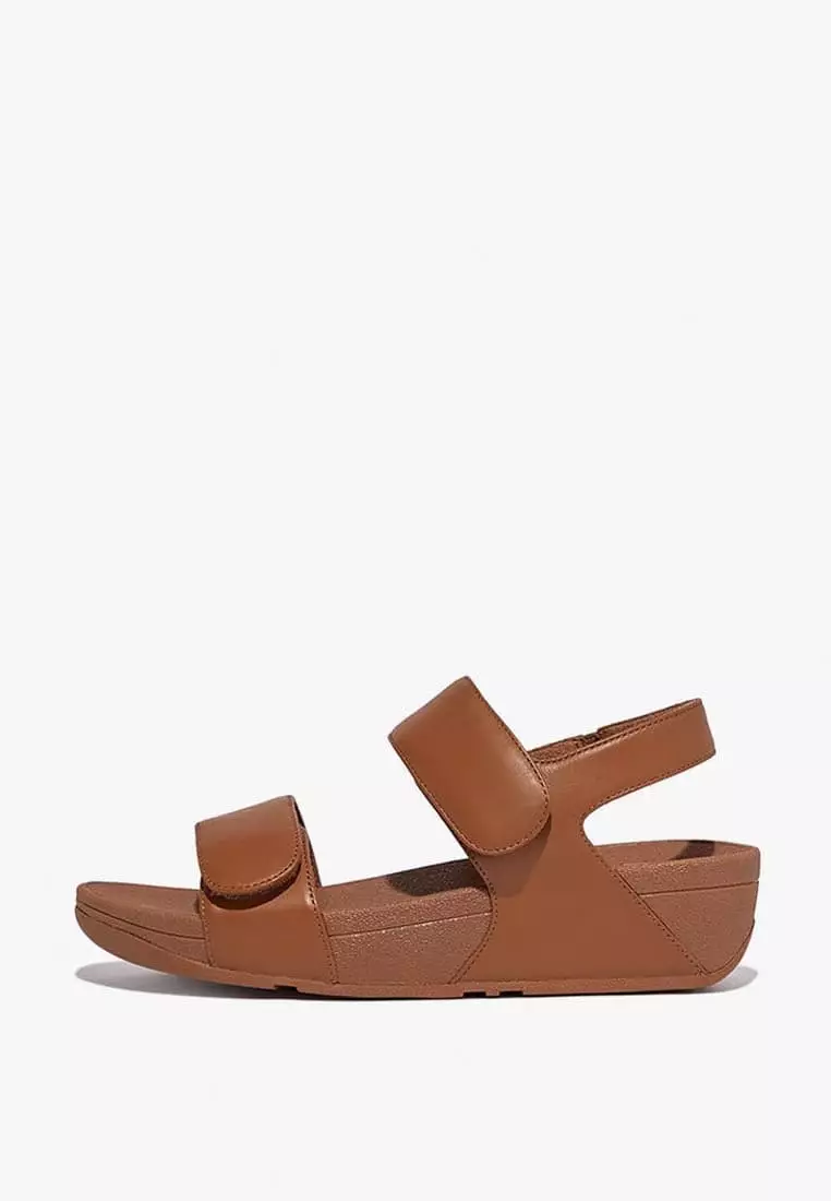 Discount on Fitflop  shoes - SKU: Fitflop Lulu Women's Adjustable Leather Back-Strap Sandals - Light Tan