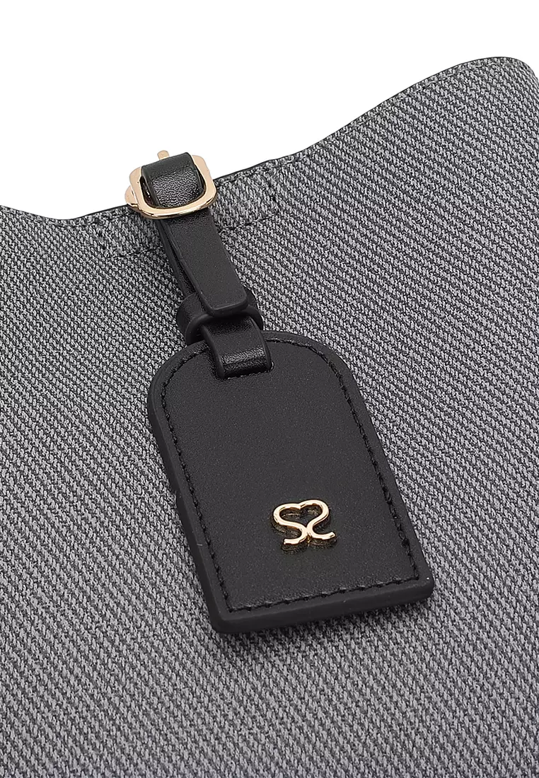 Women's Top Handle Bag / Sling Bag / Crossbody Bag / Shoulder Bag (Tas Tangan Wanita / Tas Selempang Wanita / Tas Bahu Wanita) - Hitam