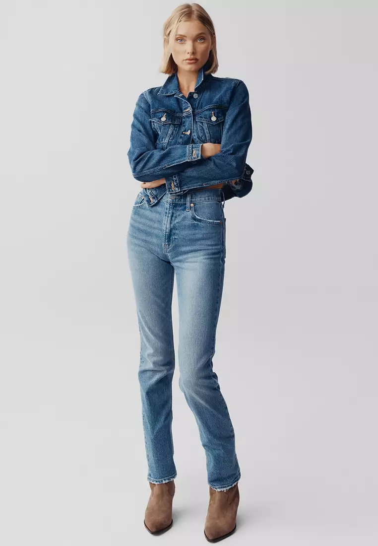 90s Straight High Rise Jeans