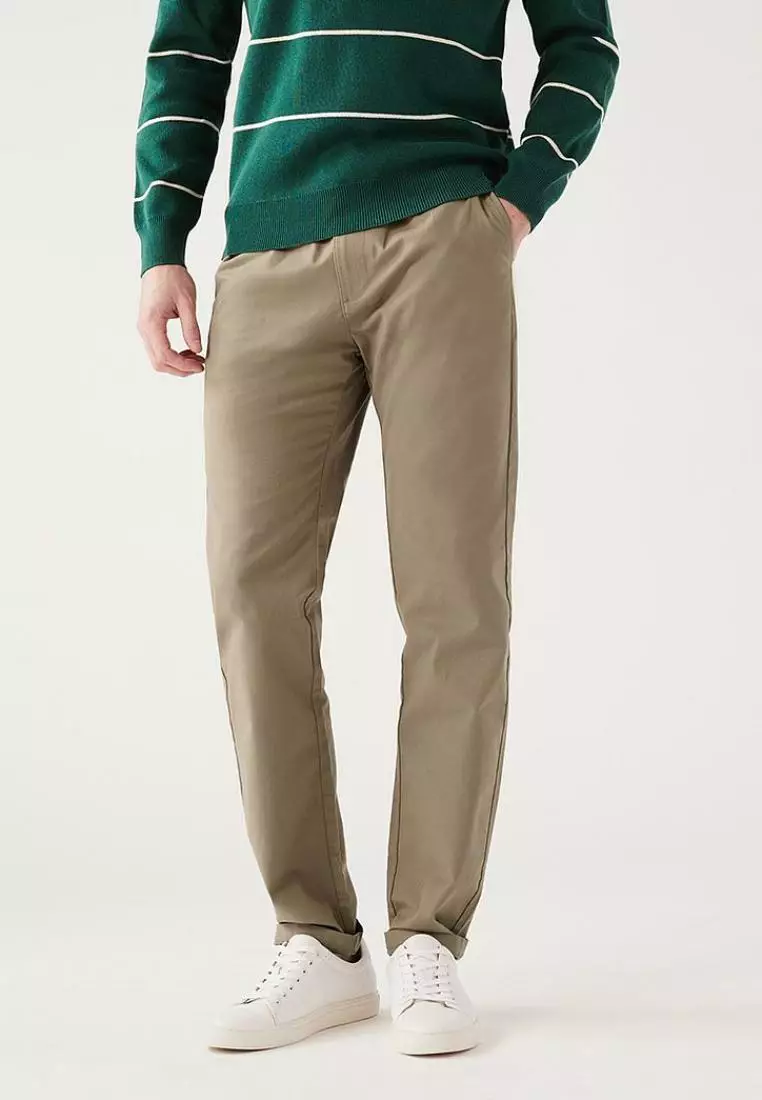 Marks and spencer mens casual trousers sale