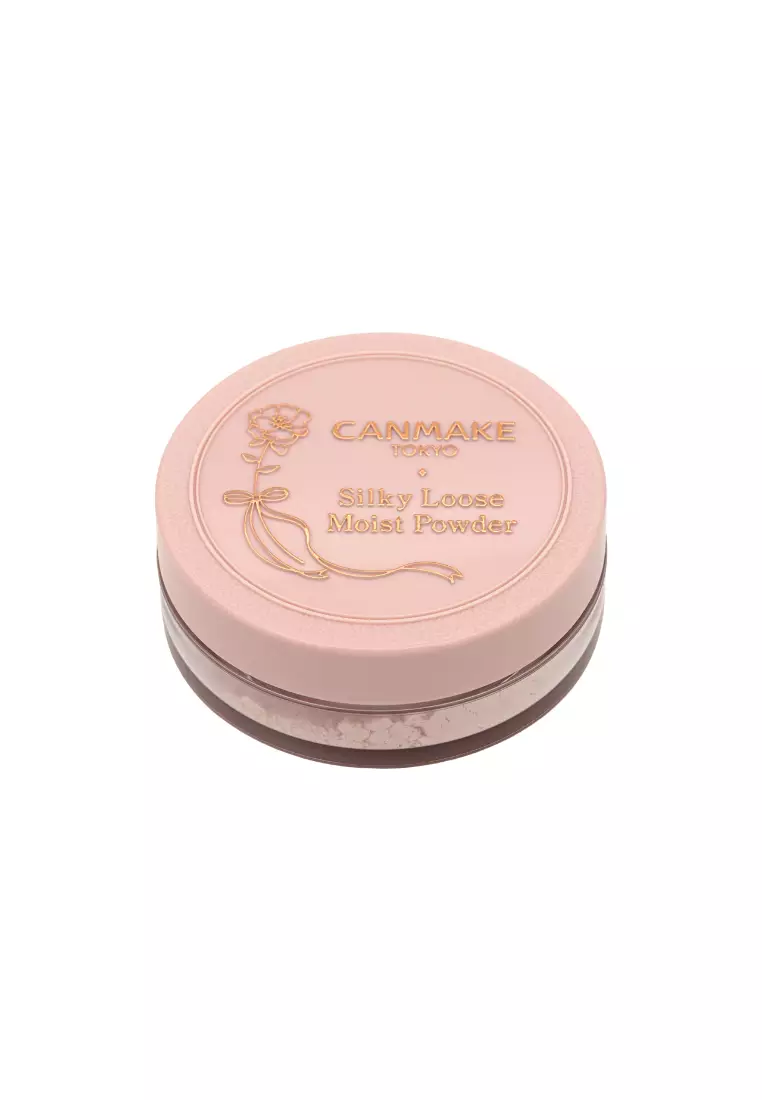 Canmake Silky Loose Moist Powder (#P01 Luster Pink)(1pc) 1piece