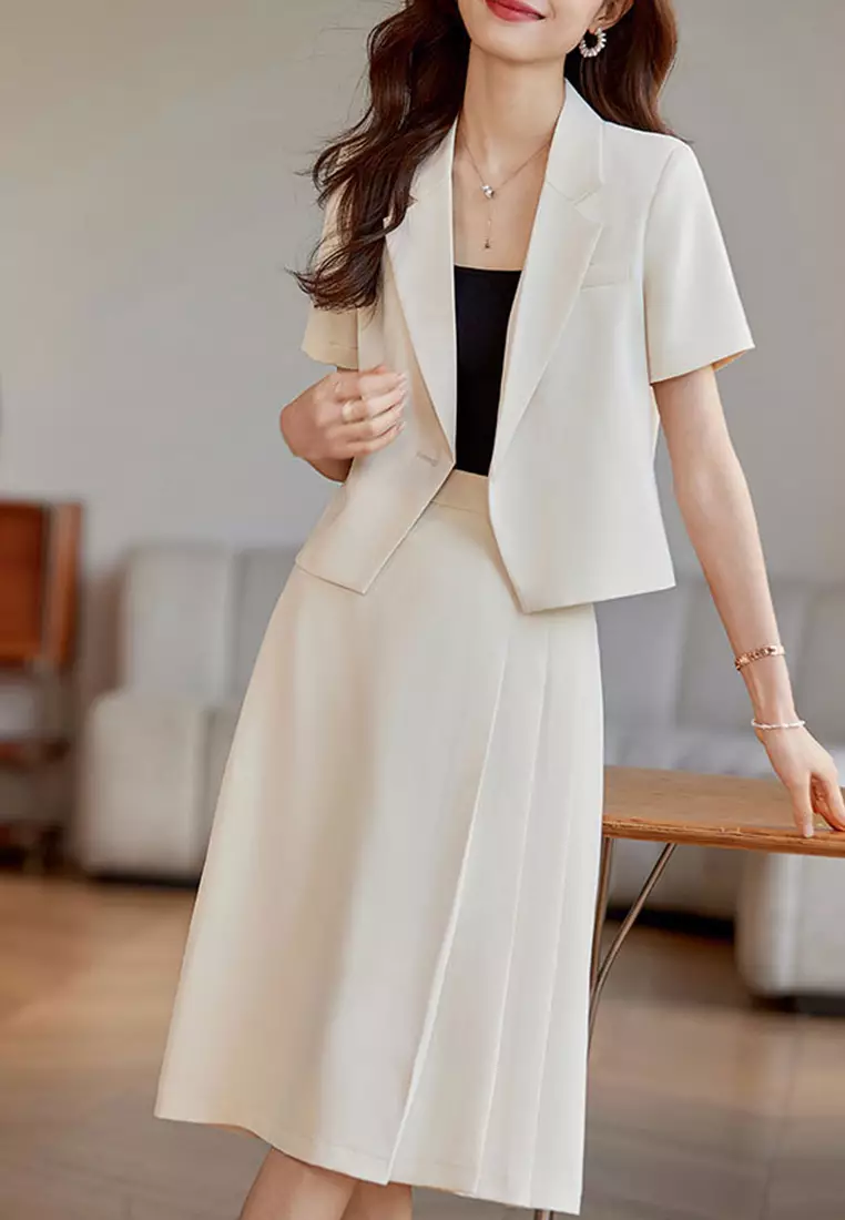 Fashionable Short Sleeve Suit Jacket YGH-EG1290