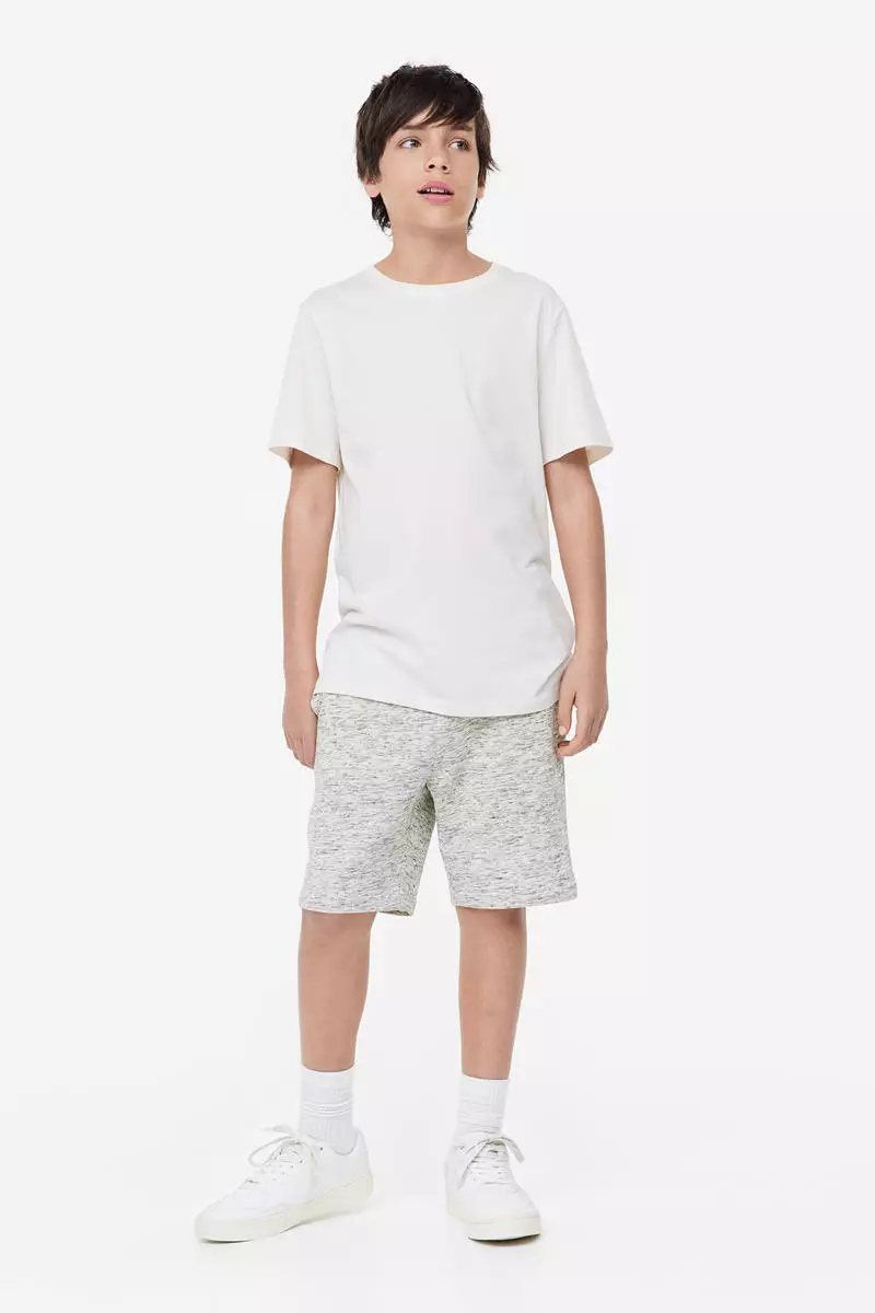 H&m grey 2025 sweat shorts