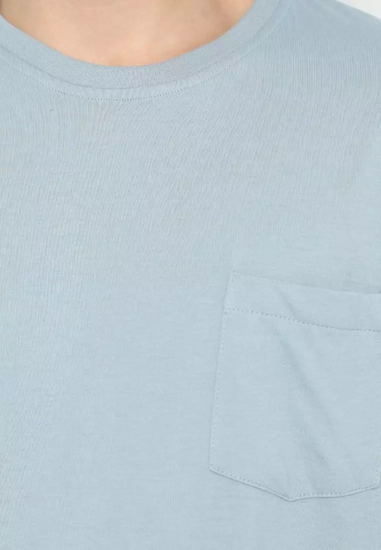 MATSUDA Kaos Polos Pocket T Shirt Cotton Chuo