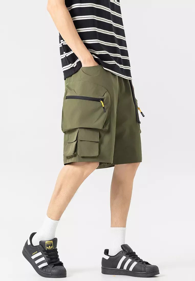 Multi-Pocket Functional Cargo Shorts GJL-B7010