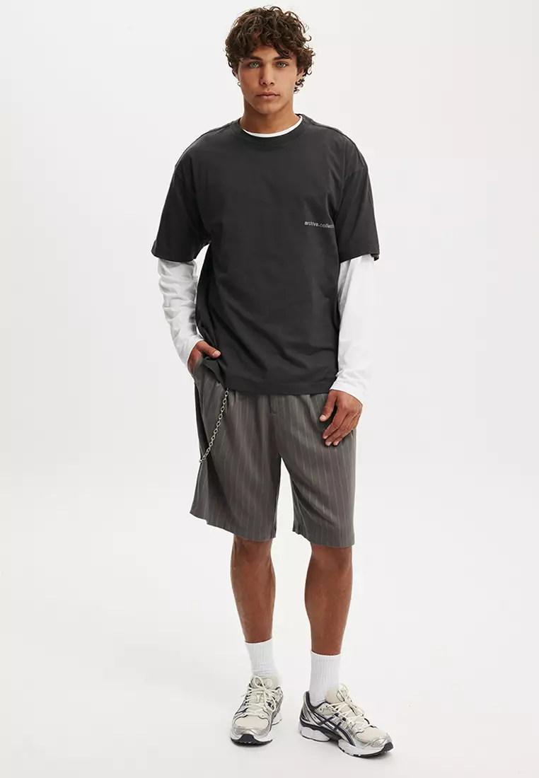 Box Fit Text T-Shirt