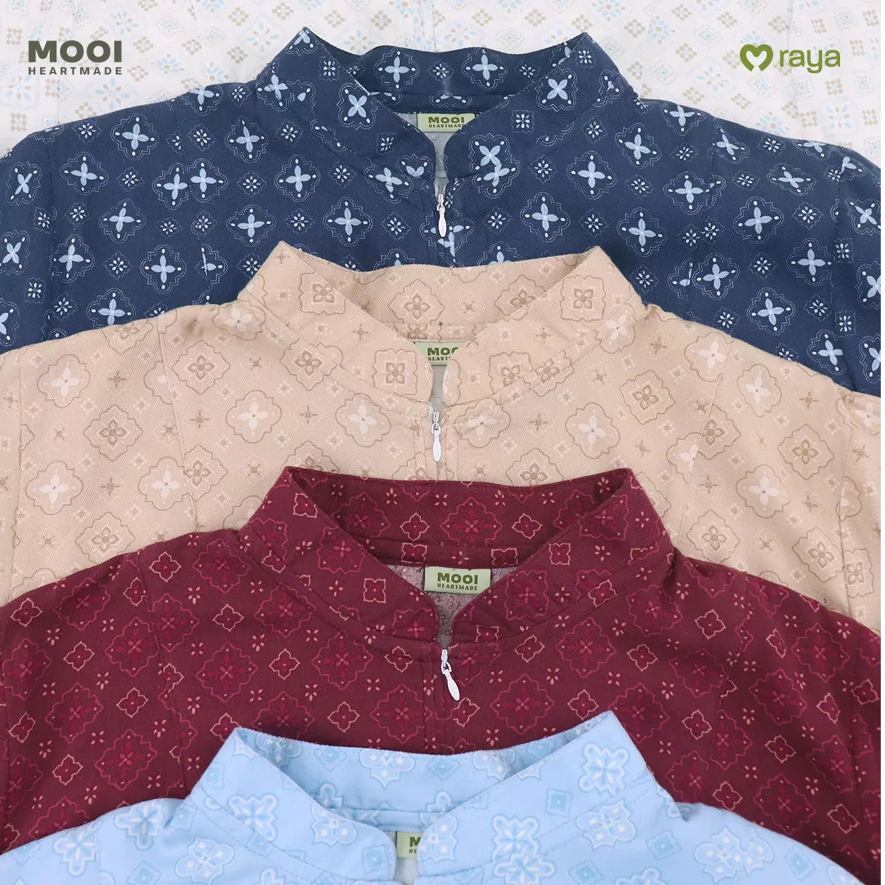 Mooi Dress Dewasa Raya Collection Gaena Gamis Adult - Deep Navy