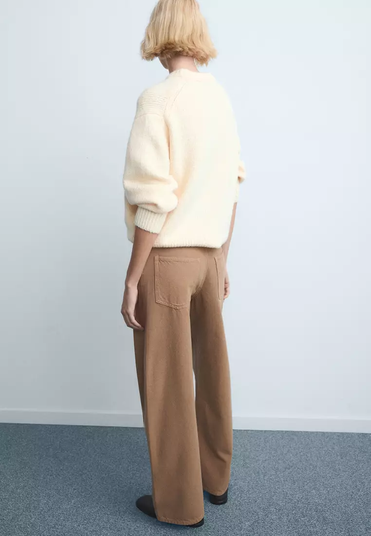 Low-Rise Balloon Jeans