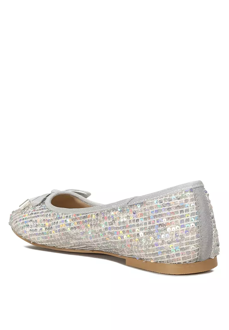 Sequin store ballet flats