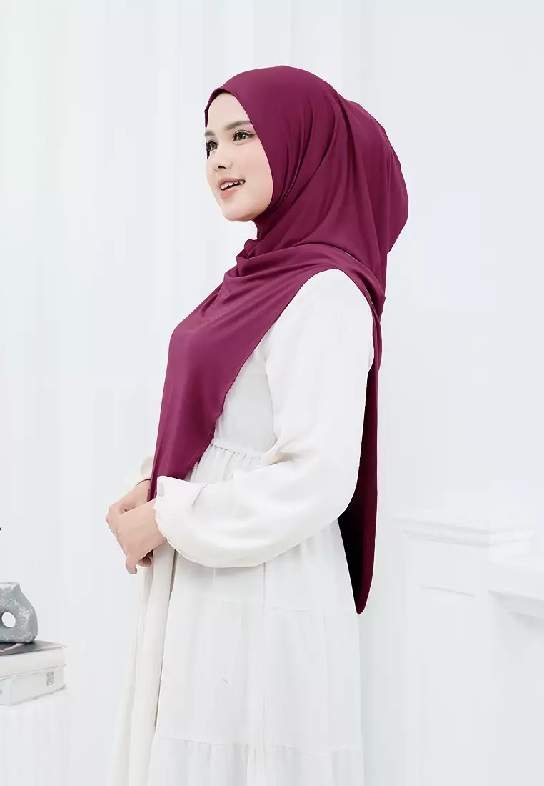 HIJAB INSTAN NAIMA - BURGUNDY