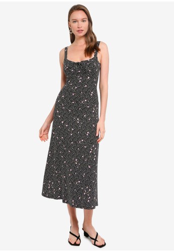 Jual Dorothy Perkins Spotted Ditsy Strappy Knit Dress Original Zalora Indonesia