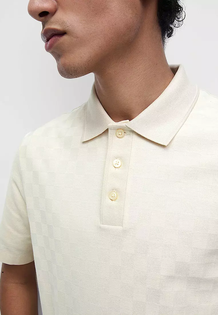 Pure Cotton Pique Polo Shirt