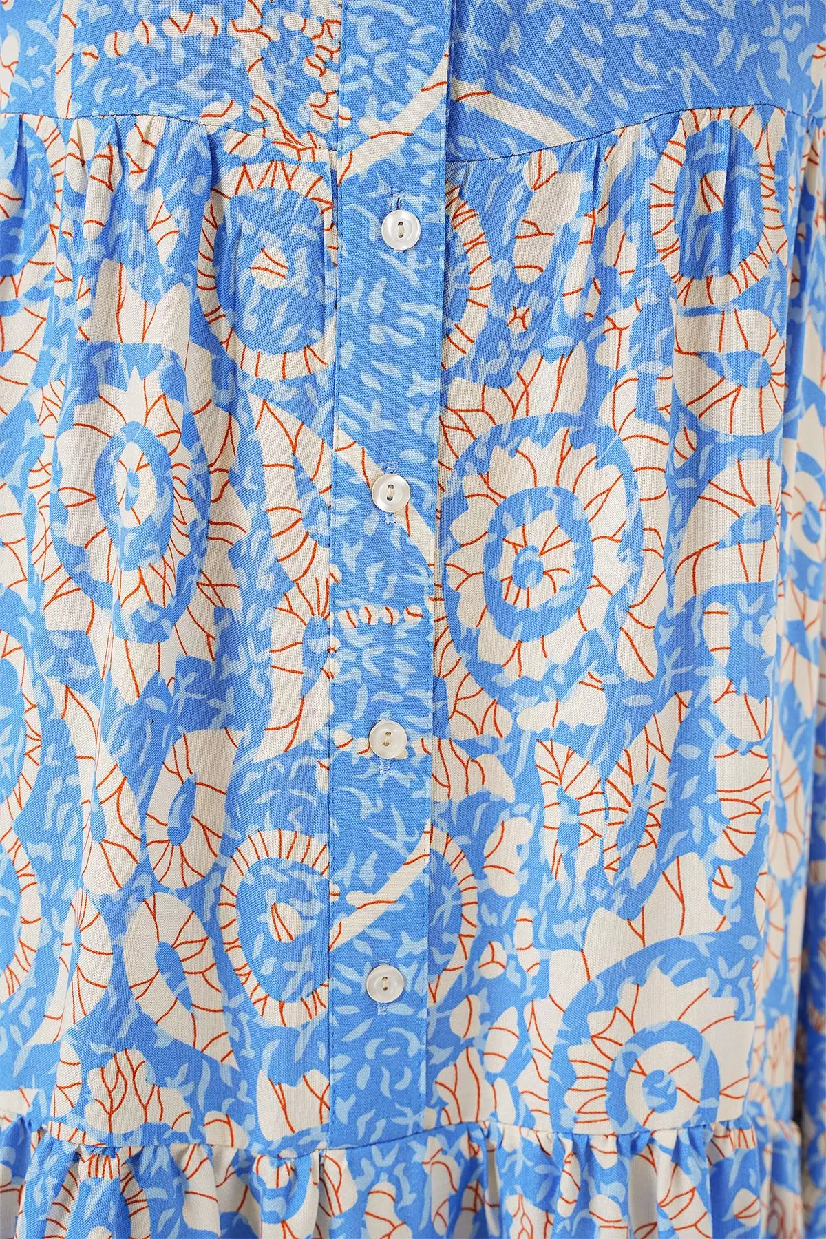 Patterned Modest Dress