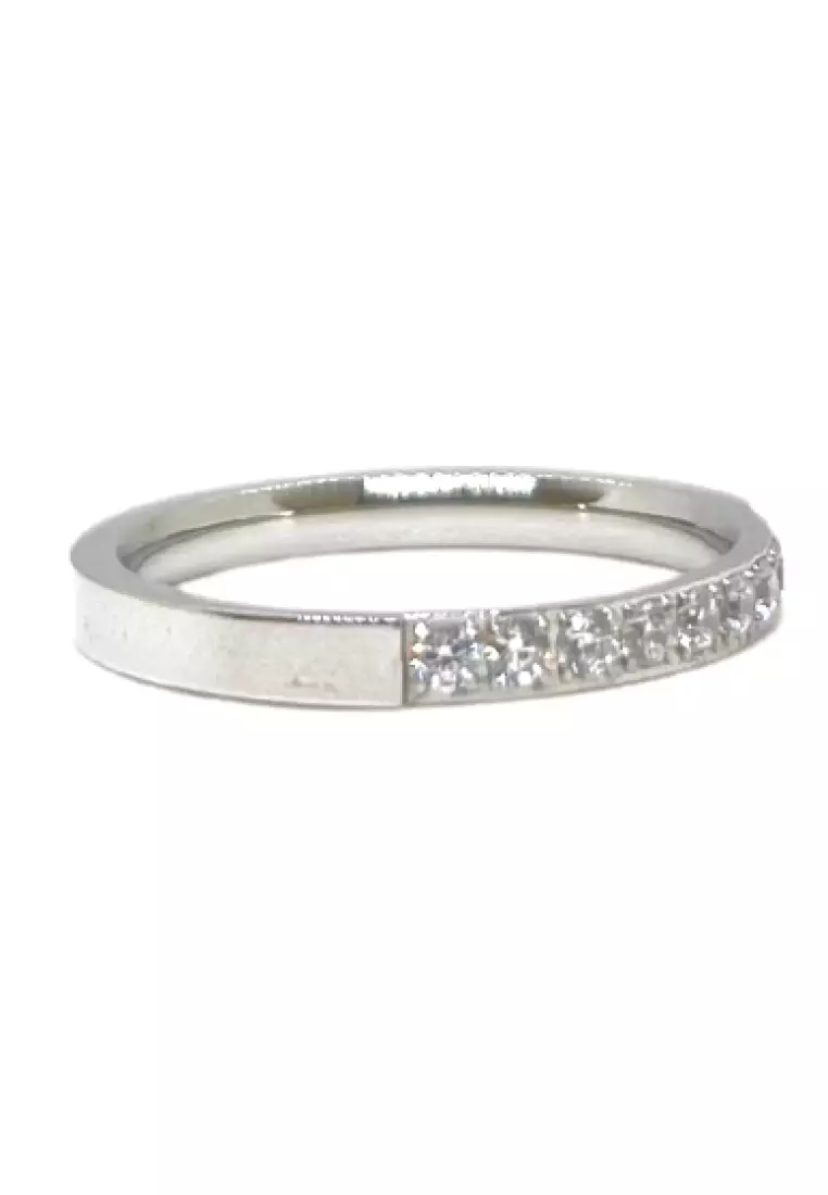 White gold band outlet rings for her