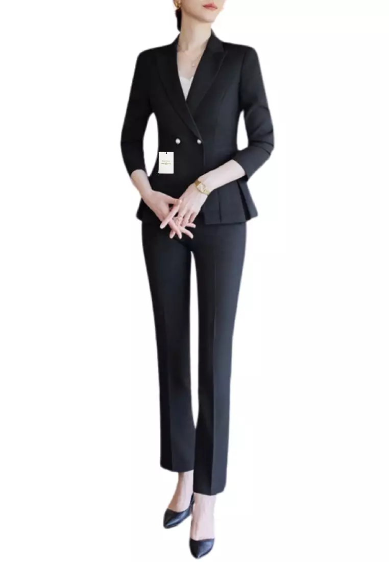 Buy HAPPY FRIDAYS Fashionable Suit Pants Set YGH EL2318S pants set