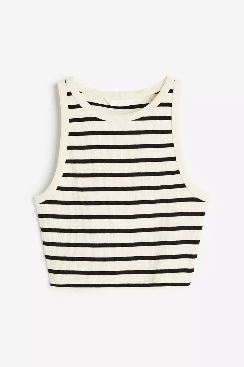 Cropped vest top