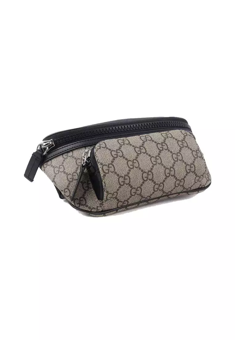 GG Supreme Canvas Unisex Belt Bag Beige/Black 779877