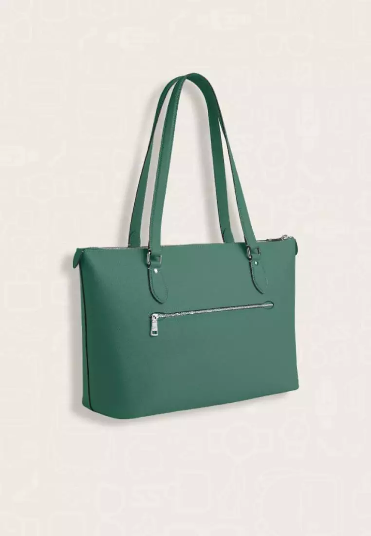 Coach Gallery Tote Bag Bright Green