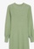 Monki green Green Long Ribbed Knit Dress 03FA6AA2FD7DE1GS_3