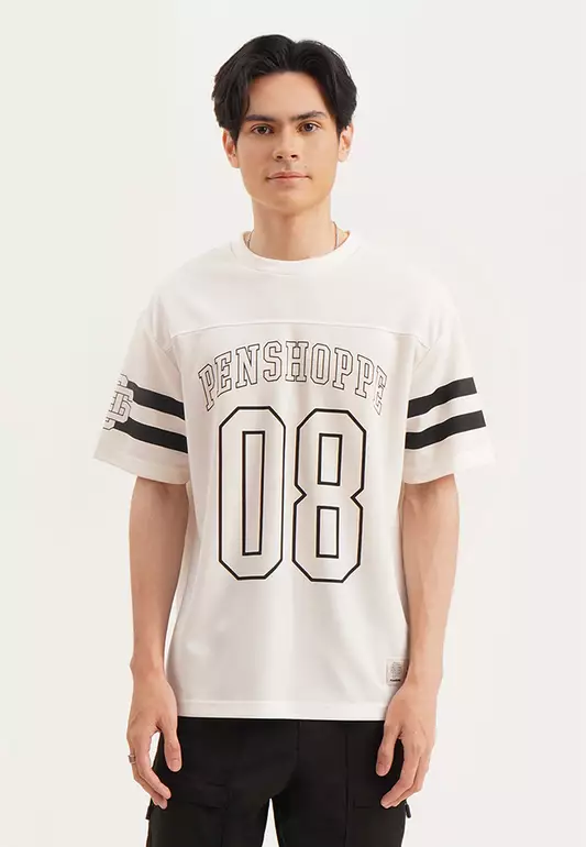 08 Relaxed Fit Football Jersey