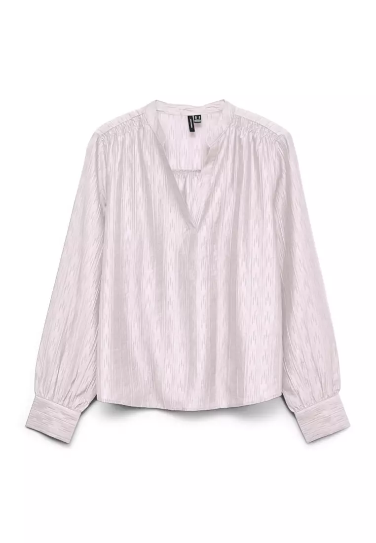 Long Sleeve Woven Top