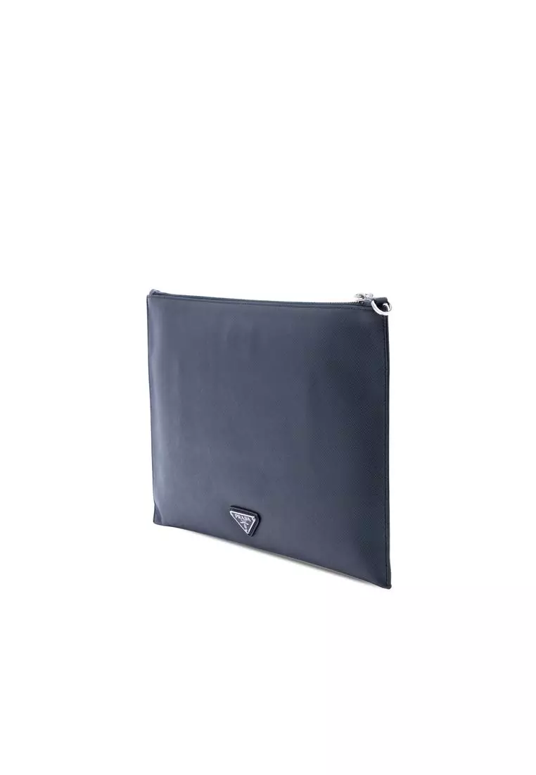 Pre-Loved Prada Saffiano Monkey Robot Clutch